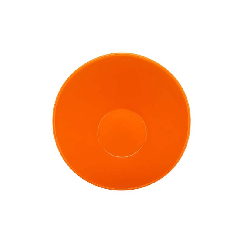 G.E.T. Slanted Angled Salad Bowl,16 Ounce, Black/Orange