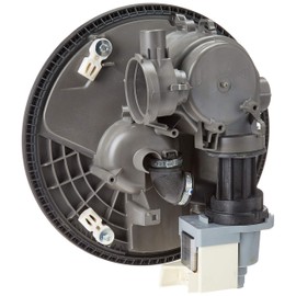 Whirlpool W10837026 Dishwasher Pump and Motor Assembly Original Equipment (OEM) Part, Black