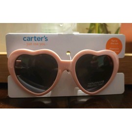 Carter's New Carter's "Just One You" Toddler Pink Heart Sunglasses UVA/UVB Protection