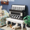 Odoria 1/6 Scale Miniature Accordion Dollhouse Musical Instrument Accessories