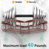 Moforoco Adhesive Corner Shower Caddy, 3 Pack Shower Organizer Shelf