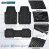 Bling Glitter Car Floor Mats Heavy Rubber Deep Water Proof,