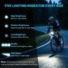 APECYC Bike Headlight, Rechargeable Smart Bike Lights with Wireless Remote