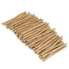 80Pcs Wooden Log Sticks for Crafts, 10CM Wood Sticks 0.2-0.3