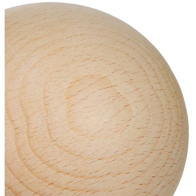 Rayher Rohholz-Kugel aus Buchenholz, ungebohrt, 80 mm ø, zum Basteln