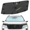 Windshield Sun Shade Umbrella for Honda Pilot 2016-2025, Foldable Front