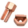 FDXGYH 4 Pack Grounding Split Bolt Connector Copper Grounding Clamps