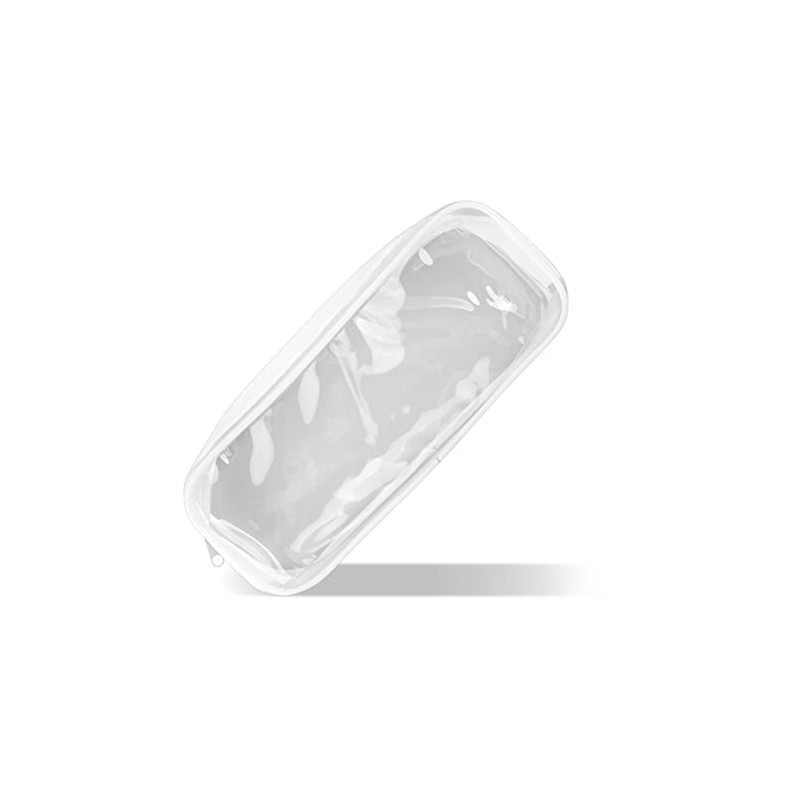 Jagowa Clear Pencil Bag, Waterproof Pencil Case with Zipper PVC