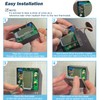 Bonbo 3316250.712 Digital LED Black Thermostat for RV/Camper Conditioner, Replace