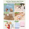 HPRT Label Maker Machine with Tape - T260LR 2-Inch Bluetooth