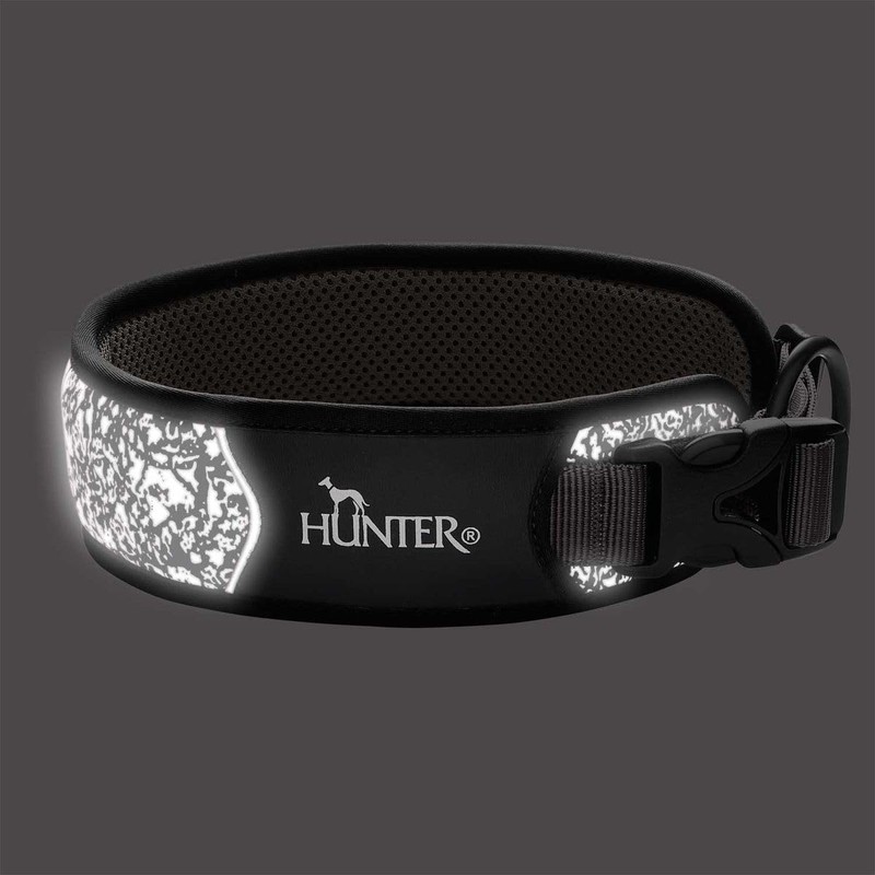 HUNTER Divo Reflect Collar XL Black/Grey