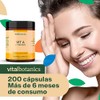 Vitamina Retinol Tirosina 200 Capsulas 500mg Más Meses Vitalbotanics Suplemento