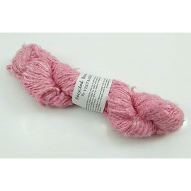 100g/ 1 Skein Recycled Banana Silk Yarn Hand-spun Soft Yarns - Baby Pink