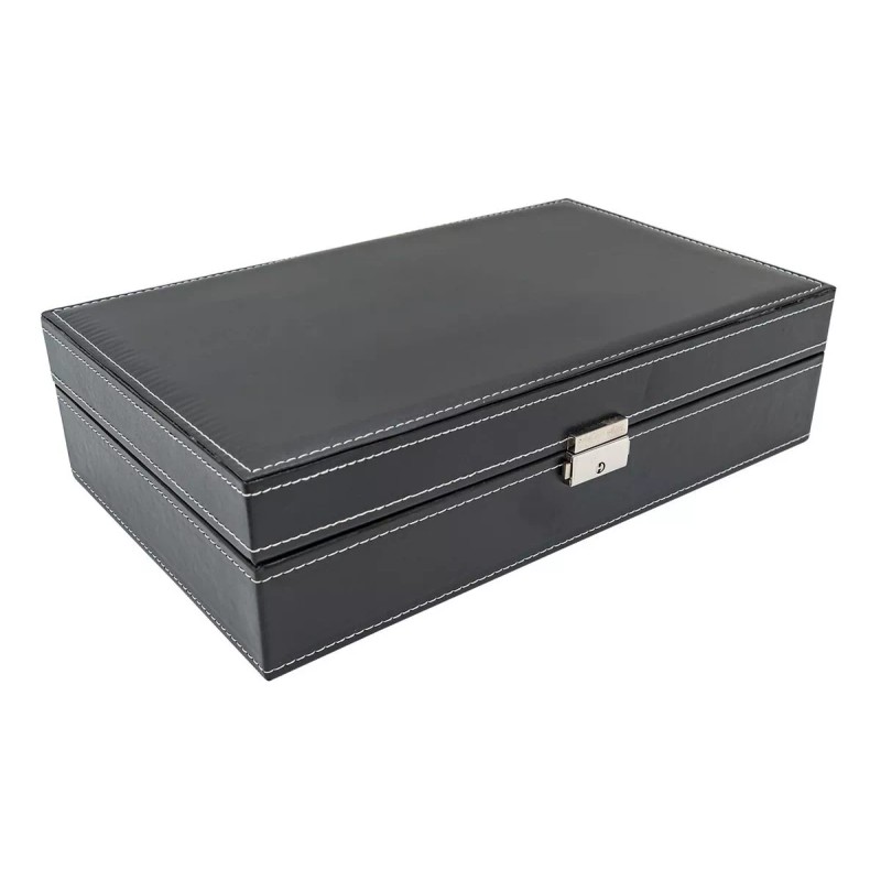 Exhivit Estuche Exhibidor P/joyería / Porta Reloj 8 Color Negro