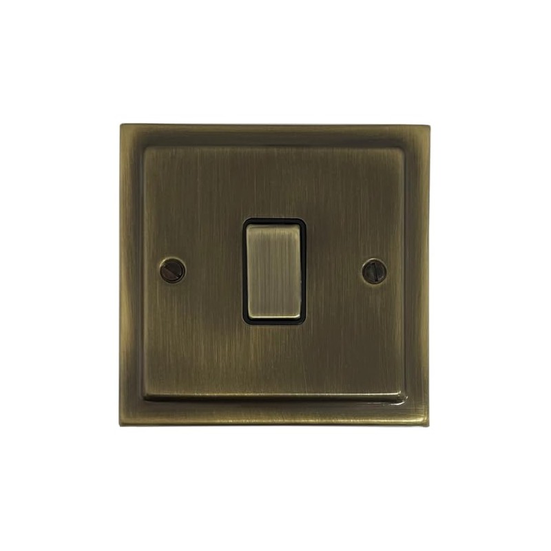 G&H Brassware TAB301 Victorian Antique Brass Light Switch 2-Way 10A