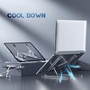 POWERSUP Laptop Stand for Desk, Adjustable Laptop Stand with 8