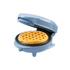Bestron AMW500BBS Mini Waffle Maker, Alloy Steel, Blue