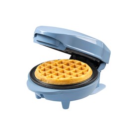 Bestron AMW500BBS Mini Waffle Maker, Alloy Steel, Blue