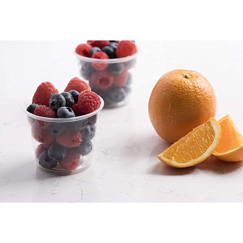 QNP Supplies [2500 Count 5.5oz Clear Plastic Disposable Portion Cups