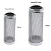 Bilindasly 12mm Stainless Steel Aquarium Inflow Inlet Filter Aquarium Filter