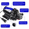 TDRRICH 110v Water Pressure Booster Transfer Pump with Power Plug,4GMP