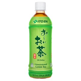 Ito En Oi Ocha Unsweetened Green Tea, 16.9 Fl Oz, 12-Count