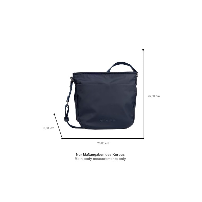 TOM TAILOR Women's Sansa Shoulder Bag Blue, blue