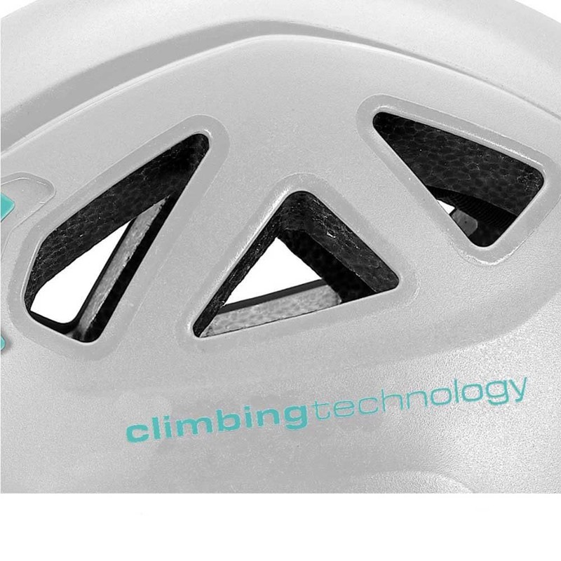 Climbing Technology Unisex - Adult Eclipse, White/Aquamarine, One Size
