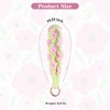 elephtree Boho Macrame Keychain Wristlet Keychain Weave Exquisite Keyring Holder