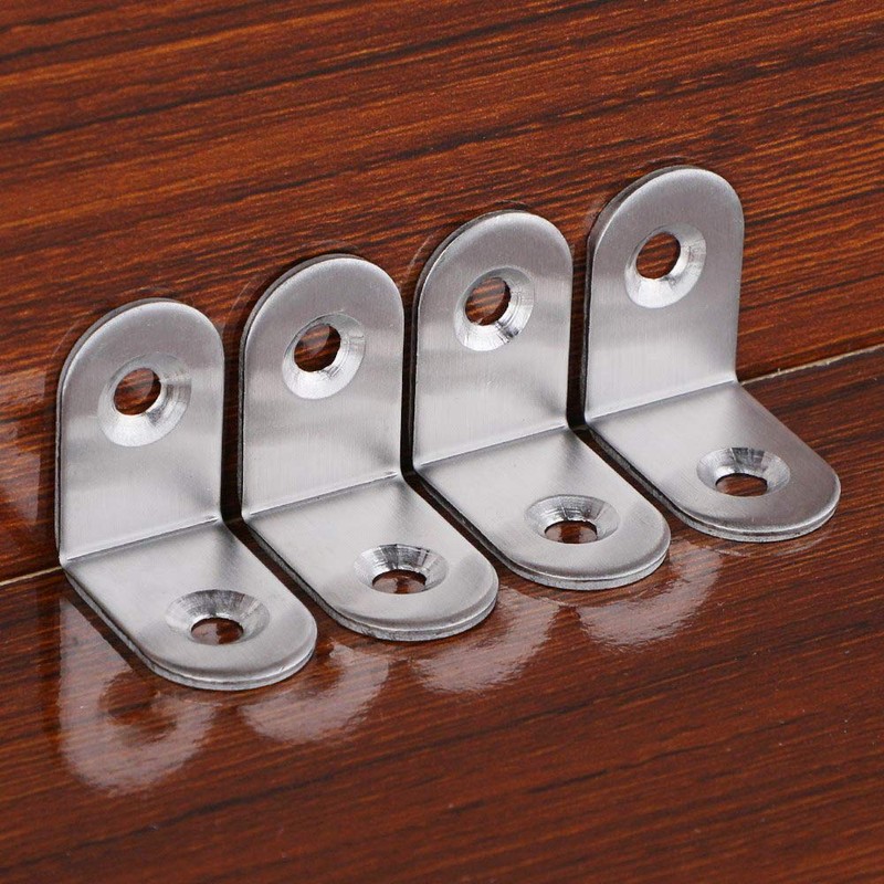 BESTU Angle Bracket, Shelf Bracket, Stainless Steel, Angle Bracket, L-Shaped,