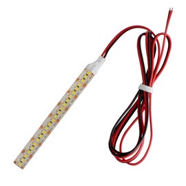 Kaito Denshi LED Tape Light, 12 V, Waterproof, High Density, 240 LED/m, 1 Chip, White Base (Cable Length: 3.9 ft (1 m) / 3.9 inches (10 cm), Emitting Color: Red