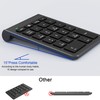 Bluetooth Numeric Keypad for Laptops - Portable Wireless Numeric Keypad