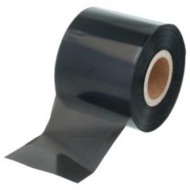 vhbw 5 x Thermal Transfer Tape Compatible with TSC TTP-384M, TTP-366M, TTP-368MT Printer Label Printer, Smudge-Proof, 50 mm x 300 m, Wax Resin Black