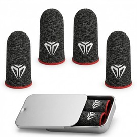 6 Pezzi PUBG Mobile Game Finger Sleeve Touch Screen Thumb Sleeve Traspirante con Traspirante Copridito da Gioco Professionale con Antiscivolo e Resistente al Sudore Alta Sensibilità per Giochi