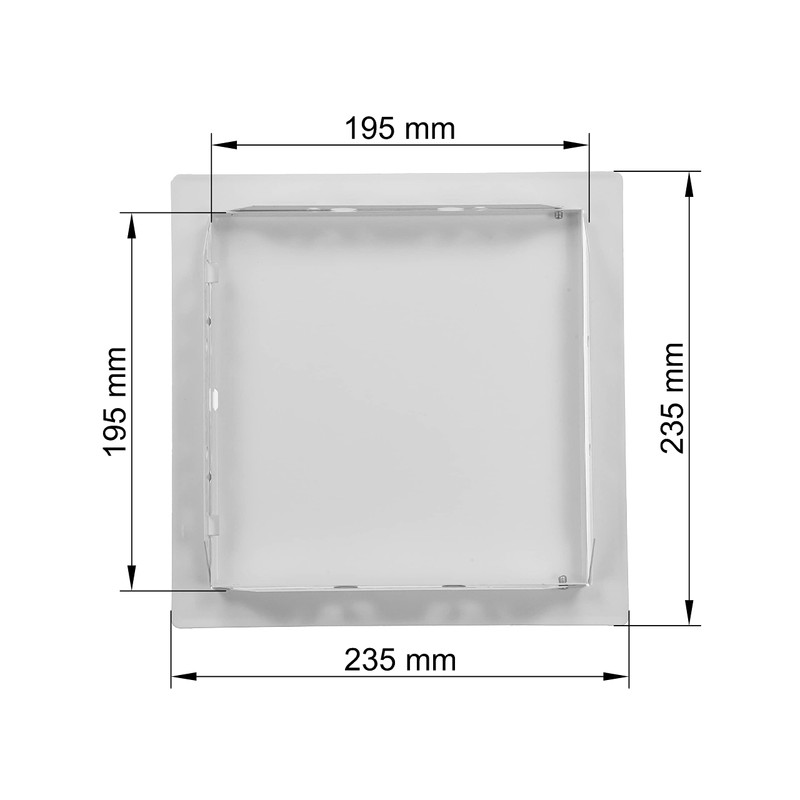 Vent Systems 8'' x 8'' Inch White Metal Access Panel