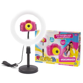 Giochi Preziosi Me Contro Te Studio Maker, Digital Camera for Children with Tripod, Height Adjustable, Girls from 4-8 Years, Colour Screen 2 Inches, 32G Card, Quick Charge