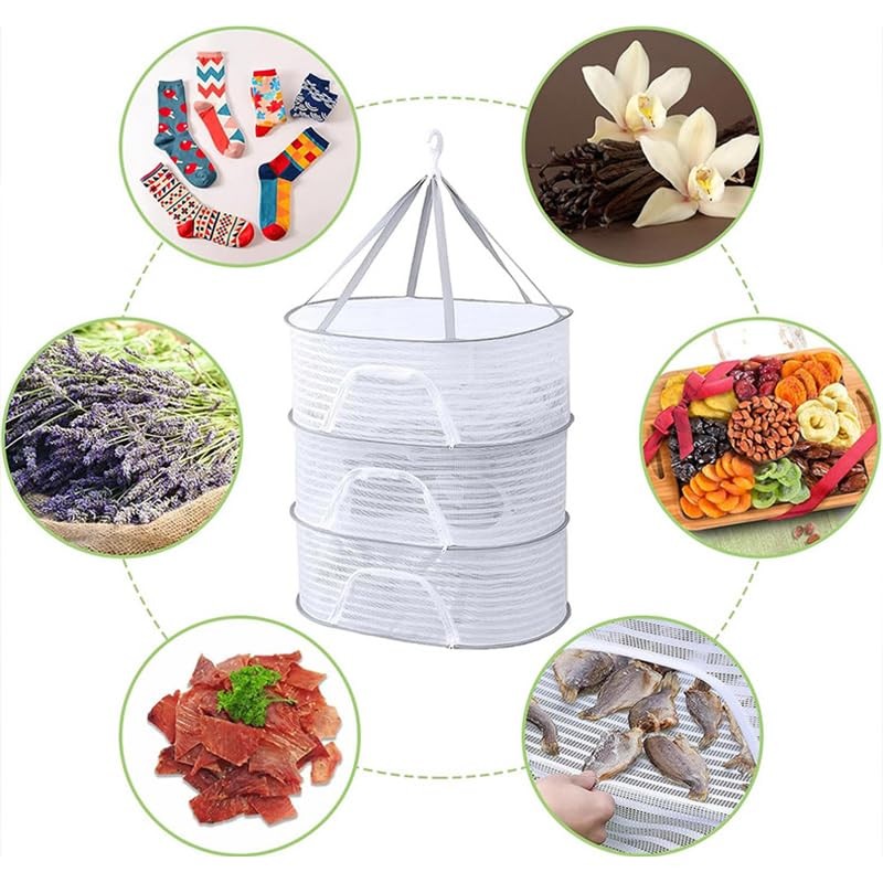 AIMALL 2-Layer or 3-Layer Foldable Drying Net – 27.6 x