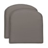 RSH DECOR: Foam U-Shape Wicker Seat Cushions Set of 2
