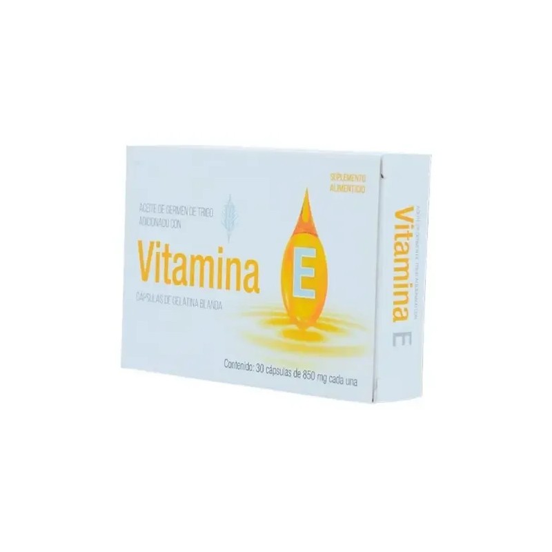 Progela Vitamina E 30 Capsulas Caceite De Germen De Trigo.