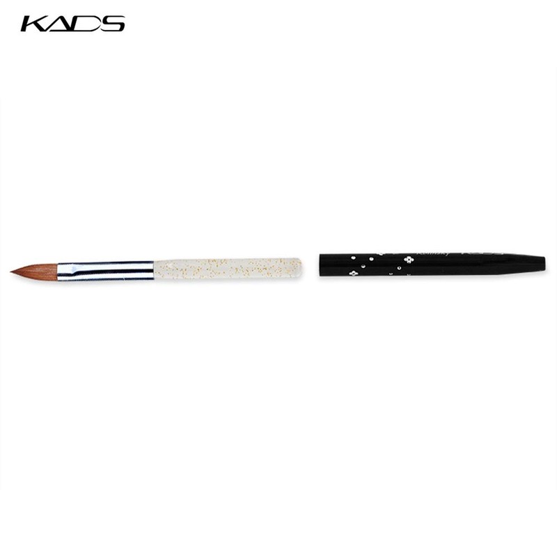 KADS Size 2#,6#,8#,10# kolinsky sable acrylic nail brush black 100%