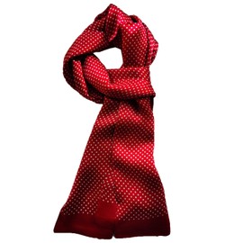 Mens 100 Silk Scarf Double Layers Fashion Wrap Neckerchief Formal Business Casual Party