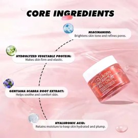 Crema Facial De Gelatina De Colágeno Hidrolizado Niacinamida                                                                                          