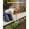 Plastic Garden Border 20ft X 2 UV Resistant Flexible Lawn