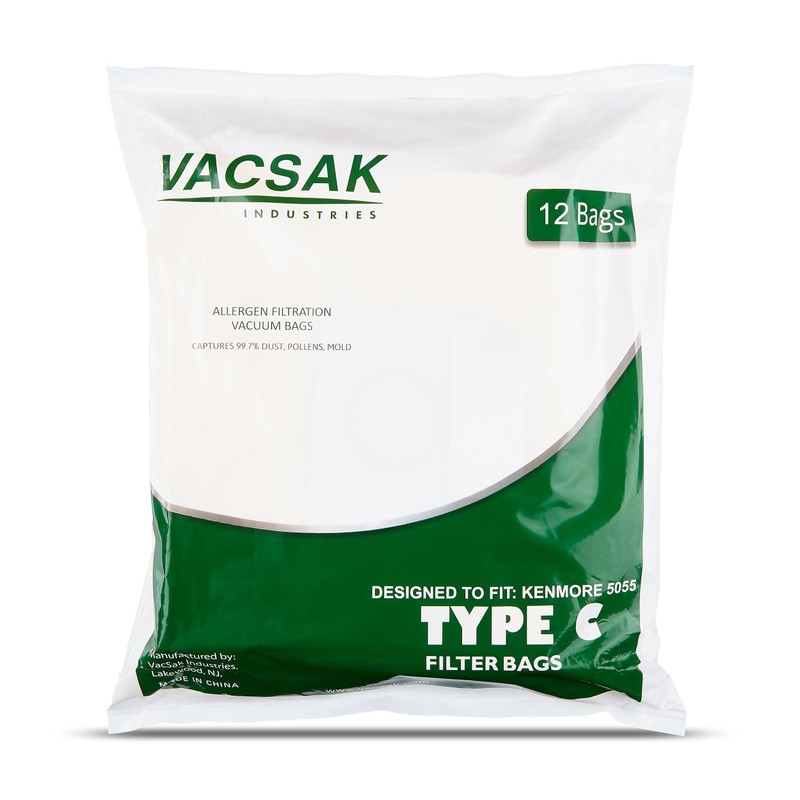 Kenmore Canister Type C Vacuum Bags. Fits 5055, 50557 and