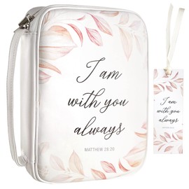 Sweet Bible Cover, Bible Case with Bookmark, PU Leather Bible Case for Women, Bible Carrying Case, Book Carrying Case, Large Bible Cover, Bible Book Cover, Bible Bags, Bible Bag