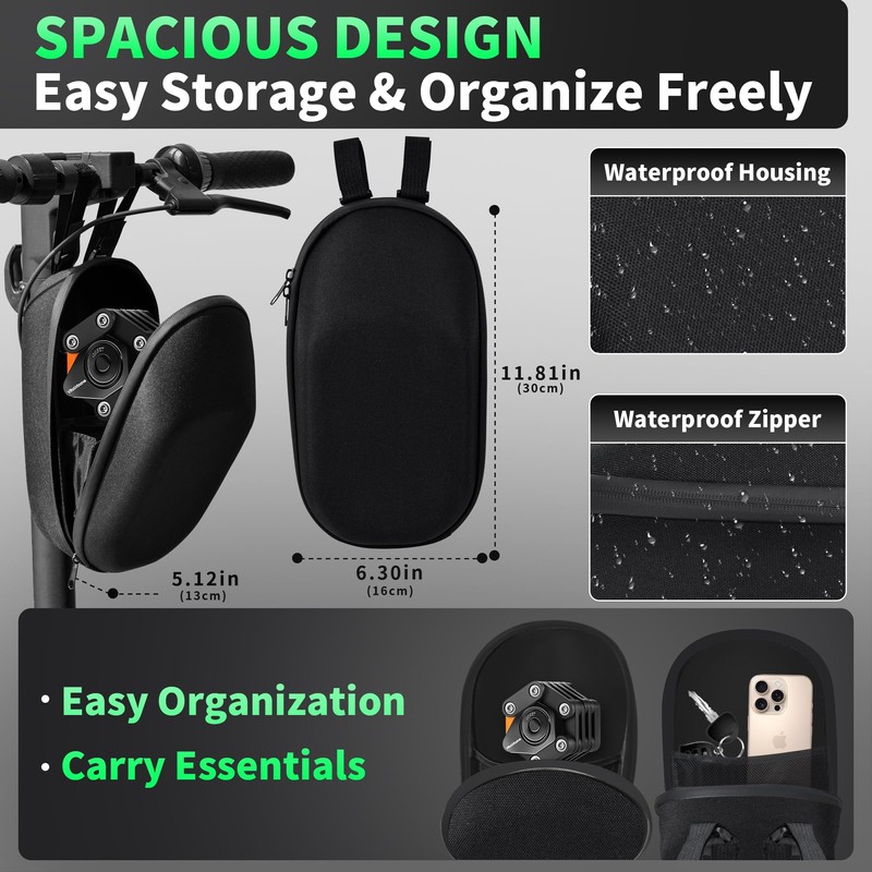 Electric Scooter Lock with Bag - Heavy Duty Folding Bike