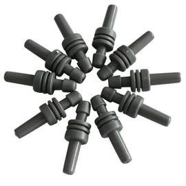 NIBP - Conector adaptador de manguito, conector reutilizable para monitor de presión arterial, brazo de plástico, 10 piezas/bolsa