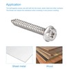 sourcing map Phillips Hex Washer Self Tapping Screws, M6 x