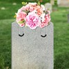 4 Pack Headstone Flower Saddle 12 Inch Grave Saddles for