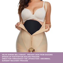 KUMAYES Surgical Liposuction Plaque Abdomen Shaping Board Post-Operative Abdomen Compression Abdomen Shaping Board for Postpartum Women, Women